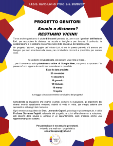 Volantino Progetto genitori 2020-2021